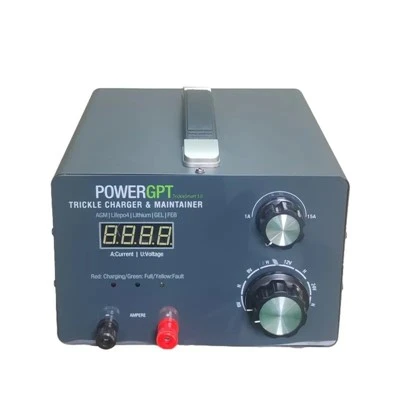 Cargador de baterías de 6v y 12v